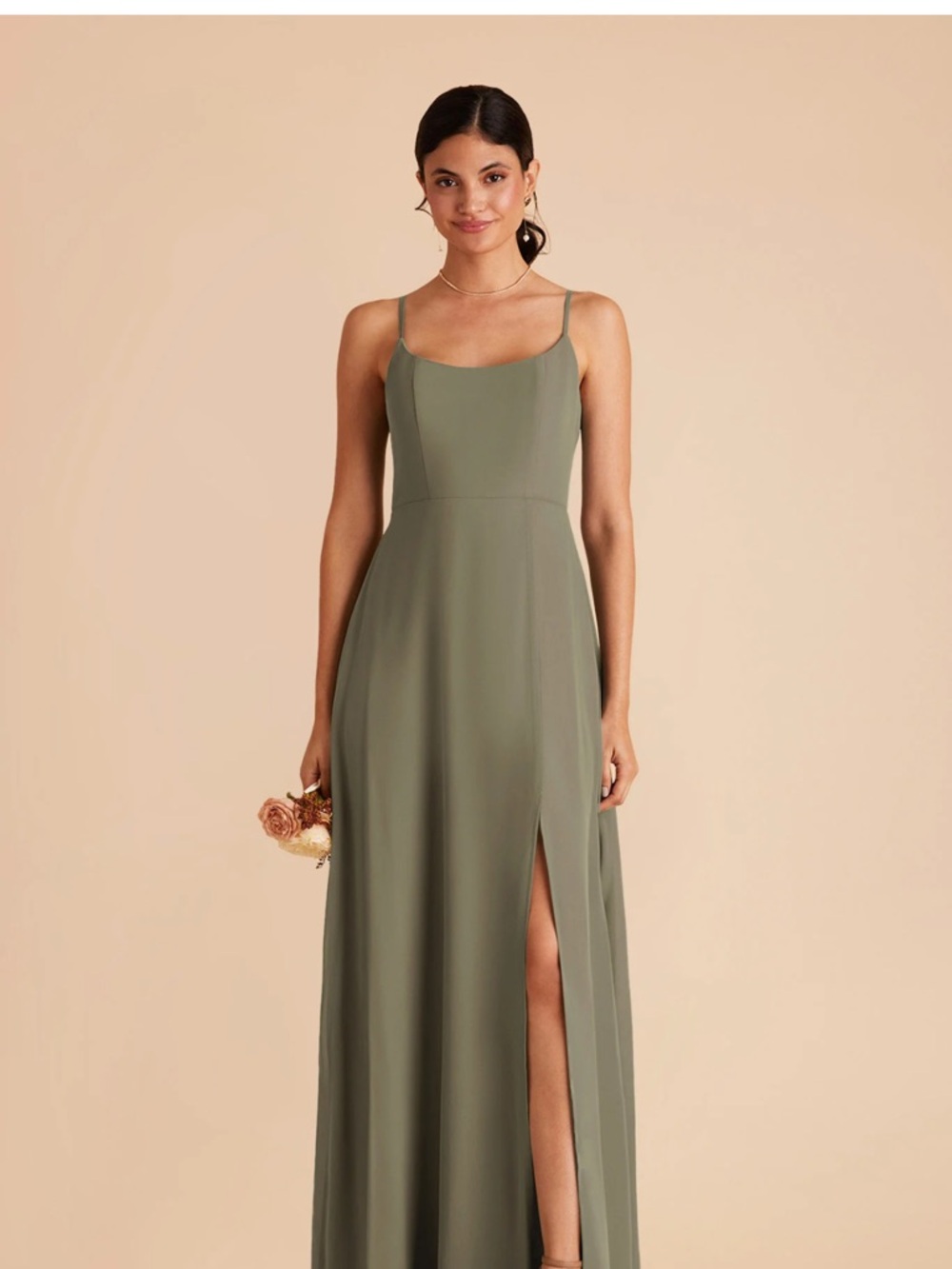 Birdy Grey Amy Bridesmaid dress in Chiffon Thyme